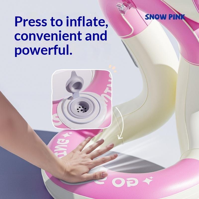 Inflatable Kids Underarm Swim Ring Safety Float Belt Hand Free Swimming Training Floats For Children Pool Beach Water Sports