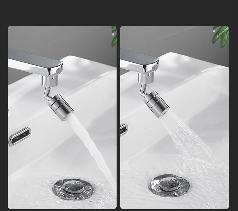 Aeratore universale per rubinetto M22/24 filettatura esterna tutto rame 360° a prova di schizzi giunto per lavabo estensore rotante