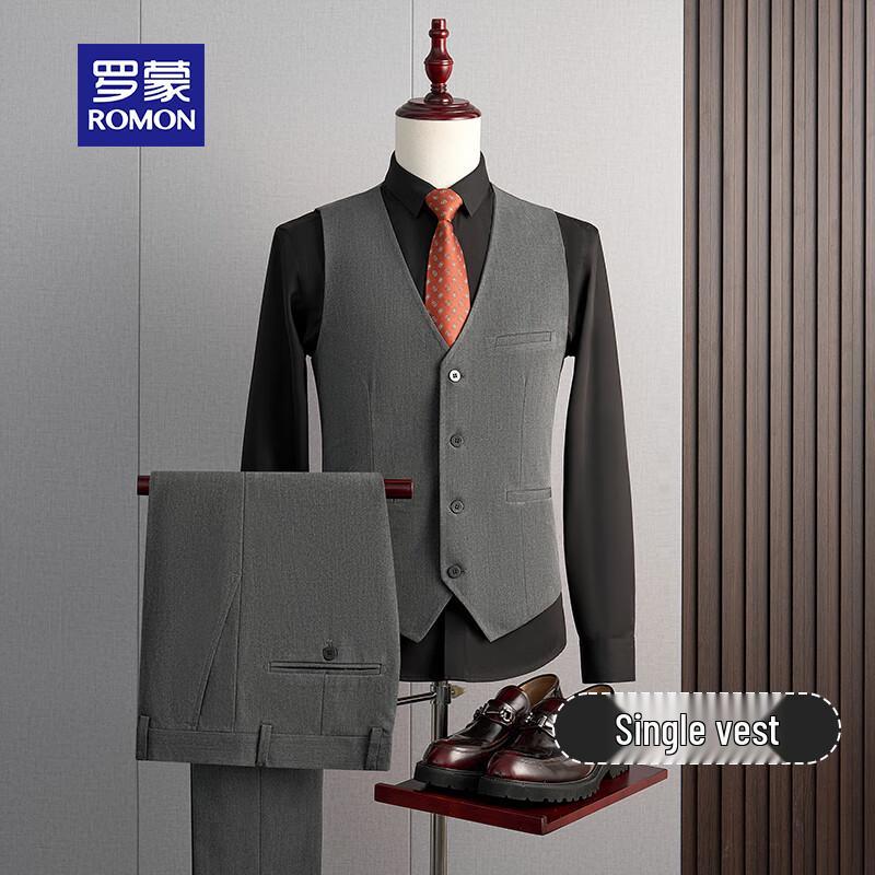 ROMON Men s Slim Fit Formal Business Suit Collection XL