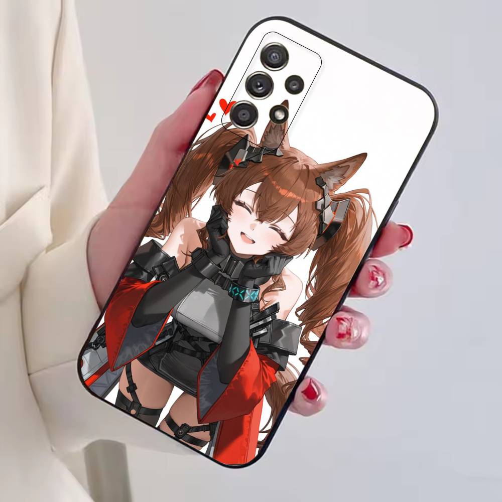 Game A-Arknights Endfield Phone Case Black Silicone Soft For Samsung S25,S24,S21,S22,S23,S30,Ultra,S20,Plus,Fe,Lite