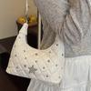 2025 summer new fashion diamond chain bag commuter underarm bag fashion one shoulder casual foreign style messenger bag