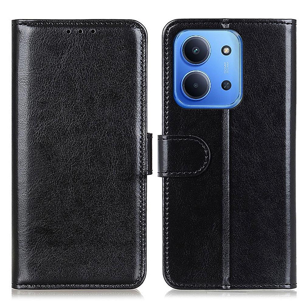 

For Xiaomi Redmi 15C 5G (EU) (173mm)/15C 4G (EU) (173mm) Case Crazy Horse Texture PU Leather Phone Stand Cover