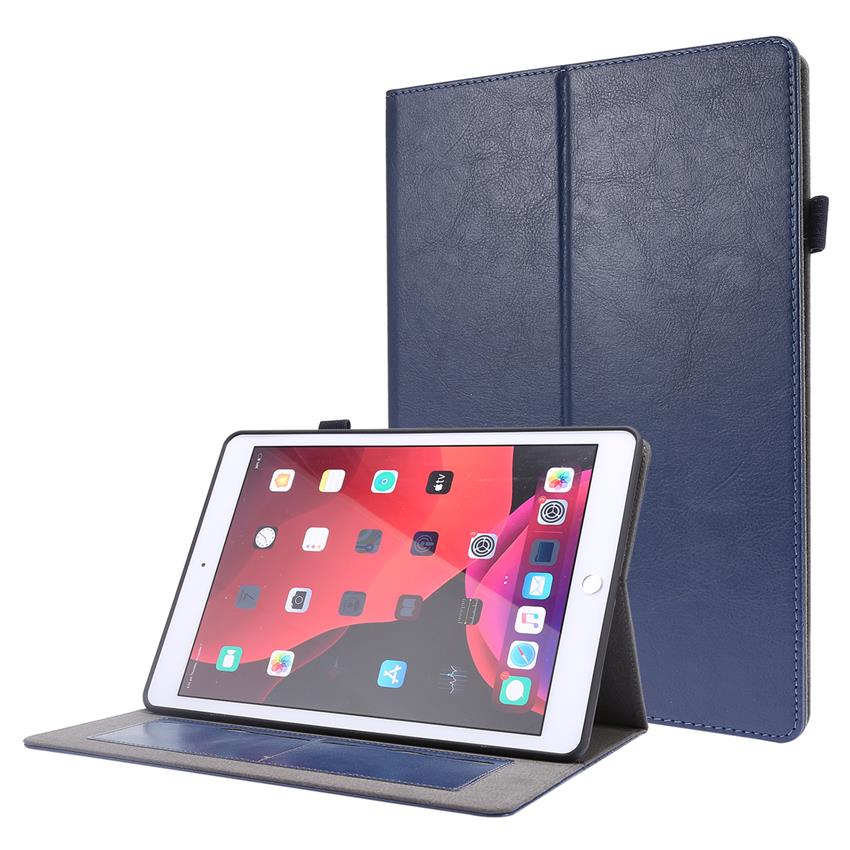 Para ipad 10.2/10.5/air1/2/mini1/2/3/4/5/ipad 5/6/7/8/9/ipad 9.7 ultra-fino flip capa tablet caso cavalo louco padrão suporte caso