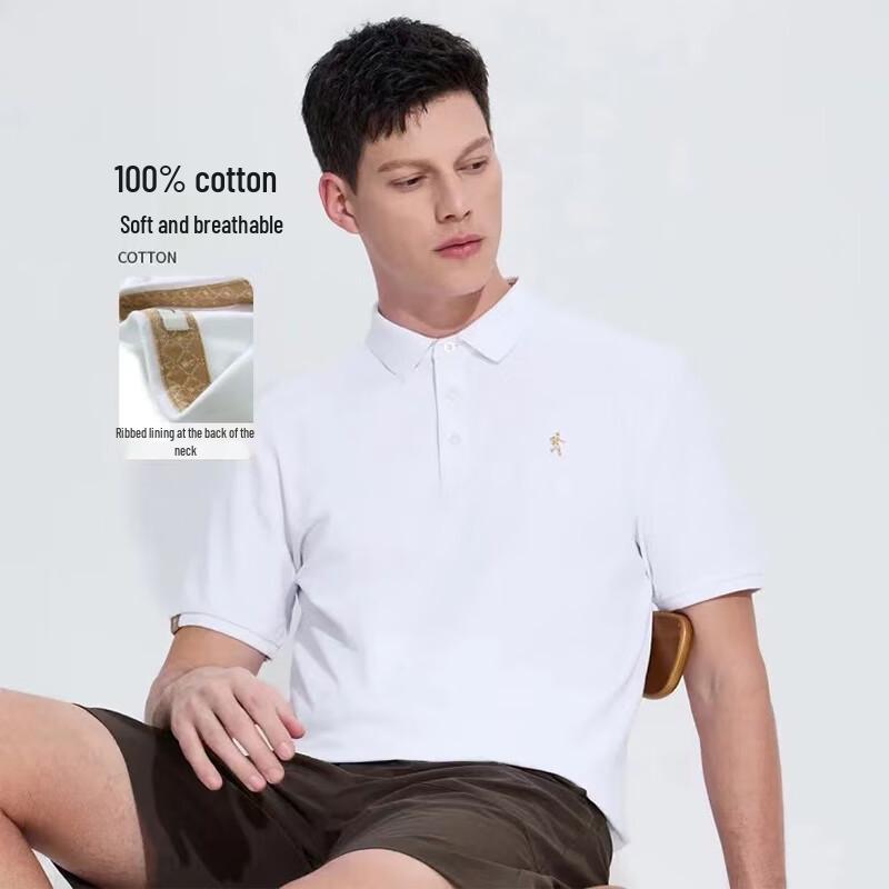

Men s Pure Cotton Short-Sleeve Polo Shirt M