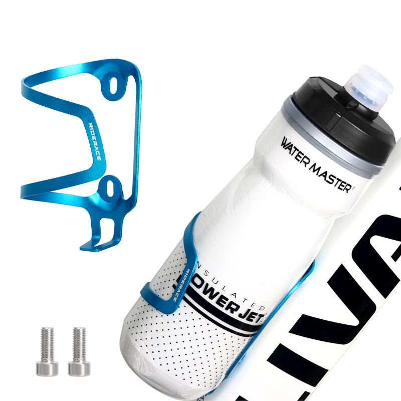 Alloy Bicycle Bottle Cages  Road Bicycle Water Bottle Holder Colorful Lightweight Cycling Bottle Bracket Bicycle AccessoryColor
