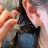 Elegant Zircon Star Ear Cuffs - Versatile, Fashionable, Light Luxury Earrings with a High-End Feel