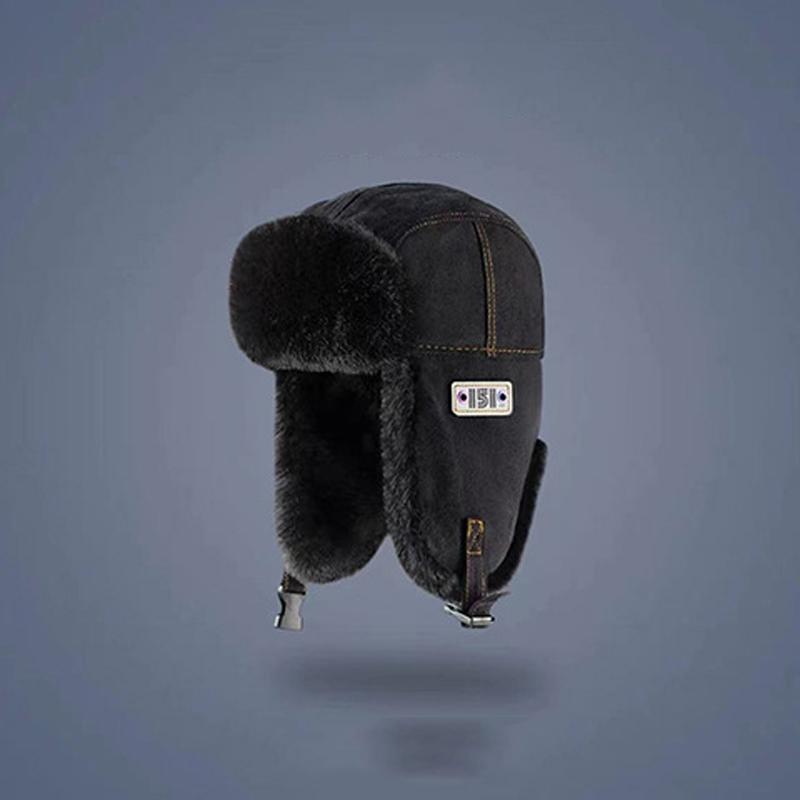 Thunderhead Cap Men's Fall and Winter Warm Cotton Cap Children's Mask Cap Plush Ear Protection Cycling Cap Europe and The United States