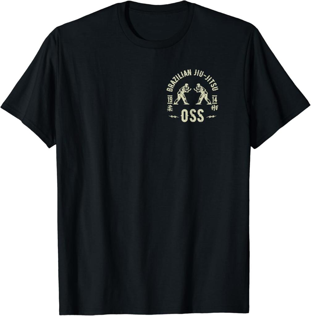 Brazilian Jiu Jitsu Shirt Arte Suave Oss Tshirt BJJ T Shirt Cotton Men Clothing Tops Streetwear Camisetas Vintage T Shirt