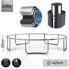 Trampolina Ogrodowa 15Ft/465Cm Z Siatką Zewnętrzną I Drabinką Neo-Sport