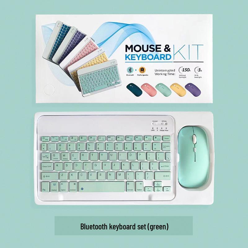 Portable Silent Bluetooth Keyboard for Tablets