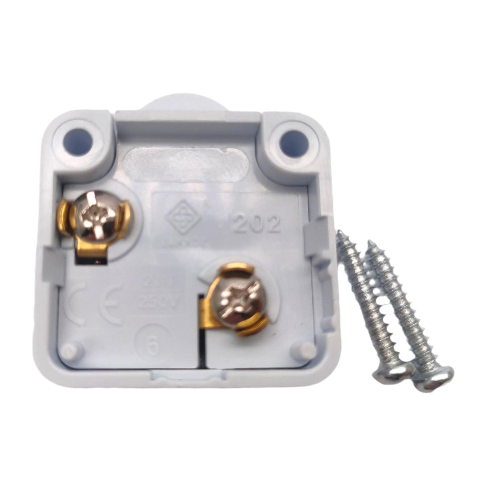 

Cabinet Door Lamp Switch Control Switch Replaces Easy to Install Compact for Closet Light Automatic for Door білий