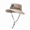 Fishermans Hat Outdoor With Wide Brim Drawstring Design And Decoration Letter