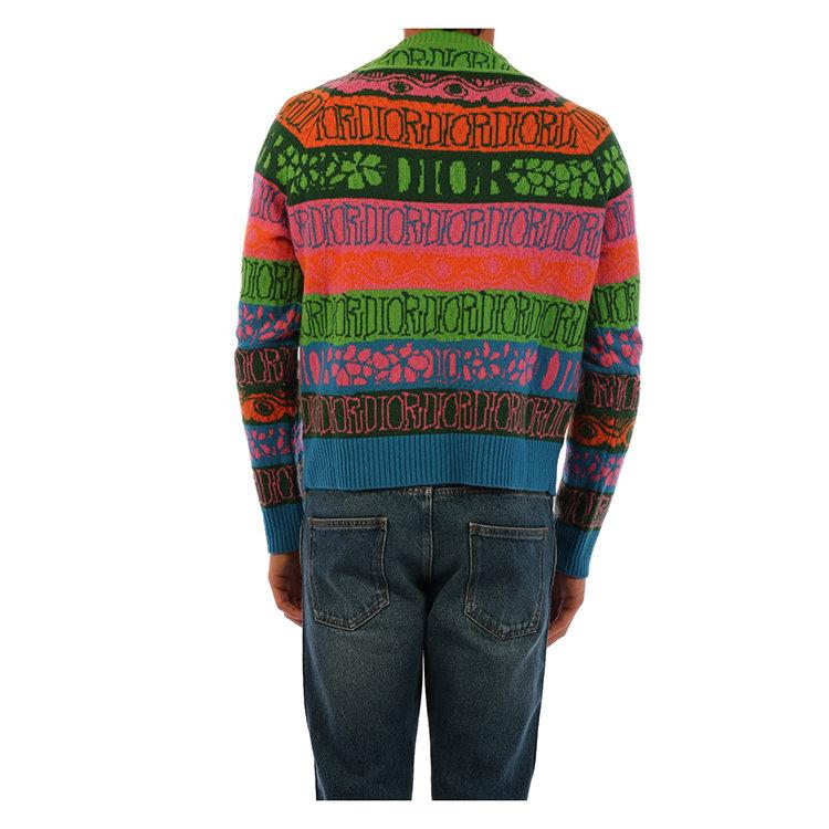 DIOR Loose Fit Knitwear Men's Multicolor 033M622AT167-C685