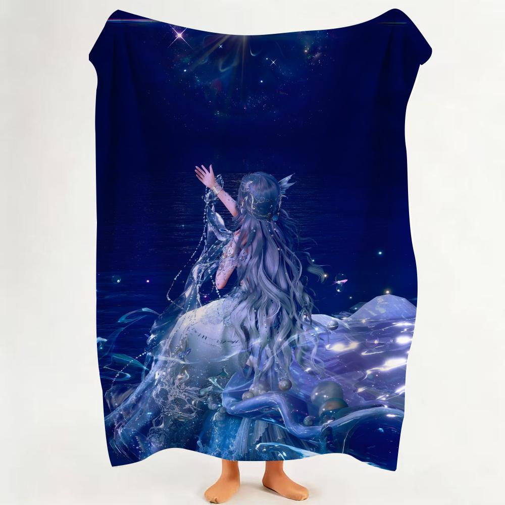 Game M Miracle N Nuannuan Throw Flannel Throw Blanket Suitable for Sofa Living Room Bedroom