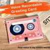 Recording Voice Card Tape Greeting Card Recordable 300 Seconds DIY Recording MusicCard Valentine's Day Anniversary Birthday Gift