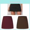 Jupe-pantalon d'affaires élégante avec fermeture éclair et fente pour femmes de bureau