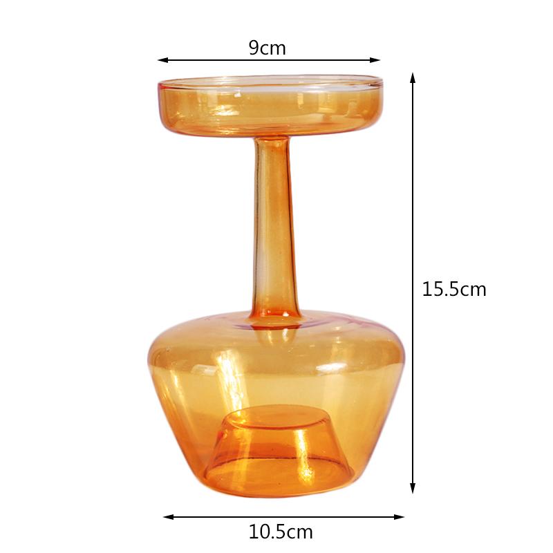 Ins Crystal Ball Bubble Glass Vase Flower Arrangement Hydroponics Ball Glass Art Flower Ware Home Decor Tabletop Glass Vase