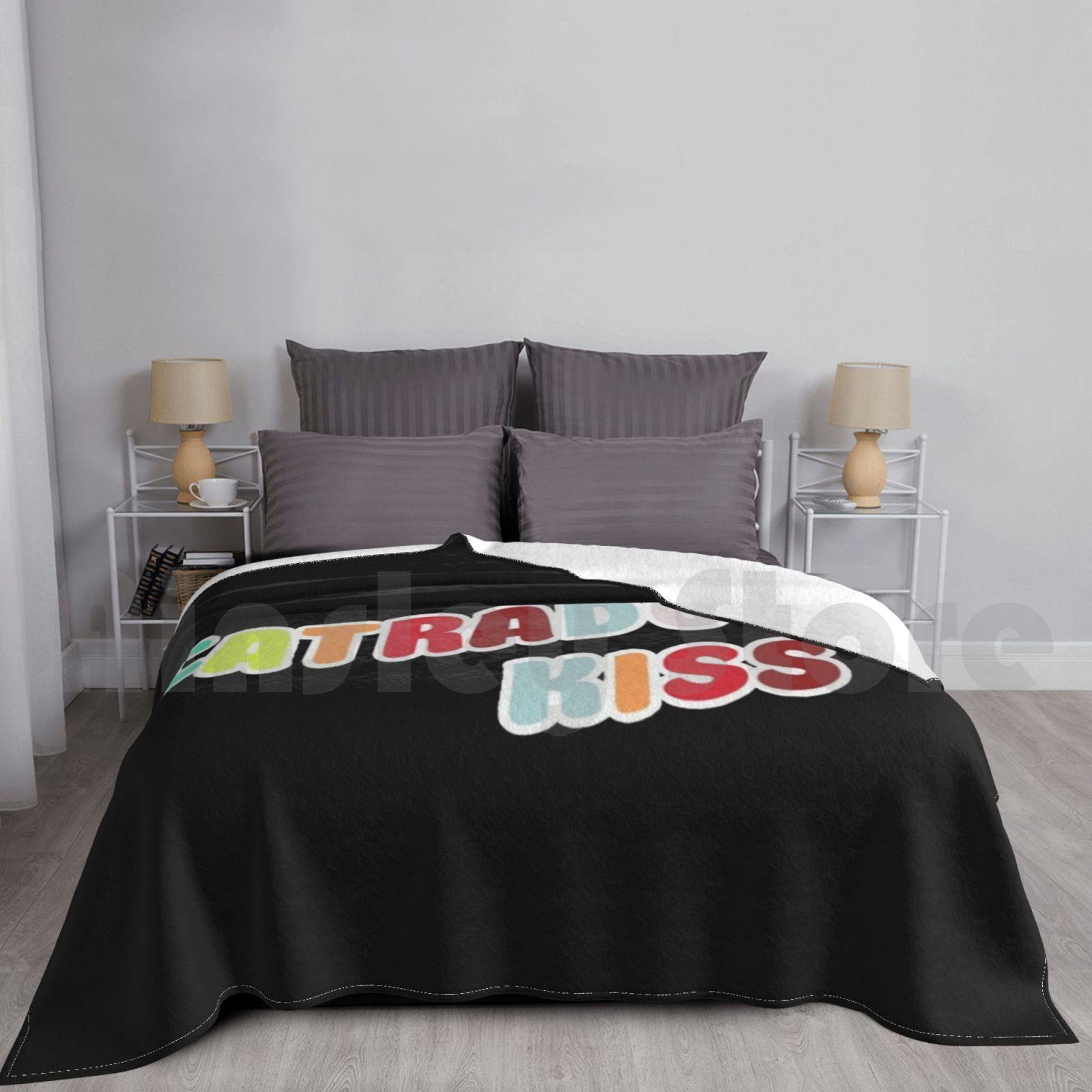 Catradora Kiss Sticker Blanket For Sofa Bed Travel Catra Catradora Adora Shera She Ra Shera Princess Of Power Size: 75*100cm, Weight: 230 GSM