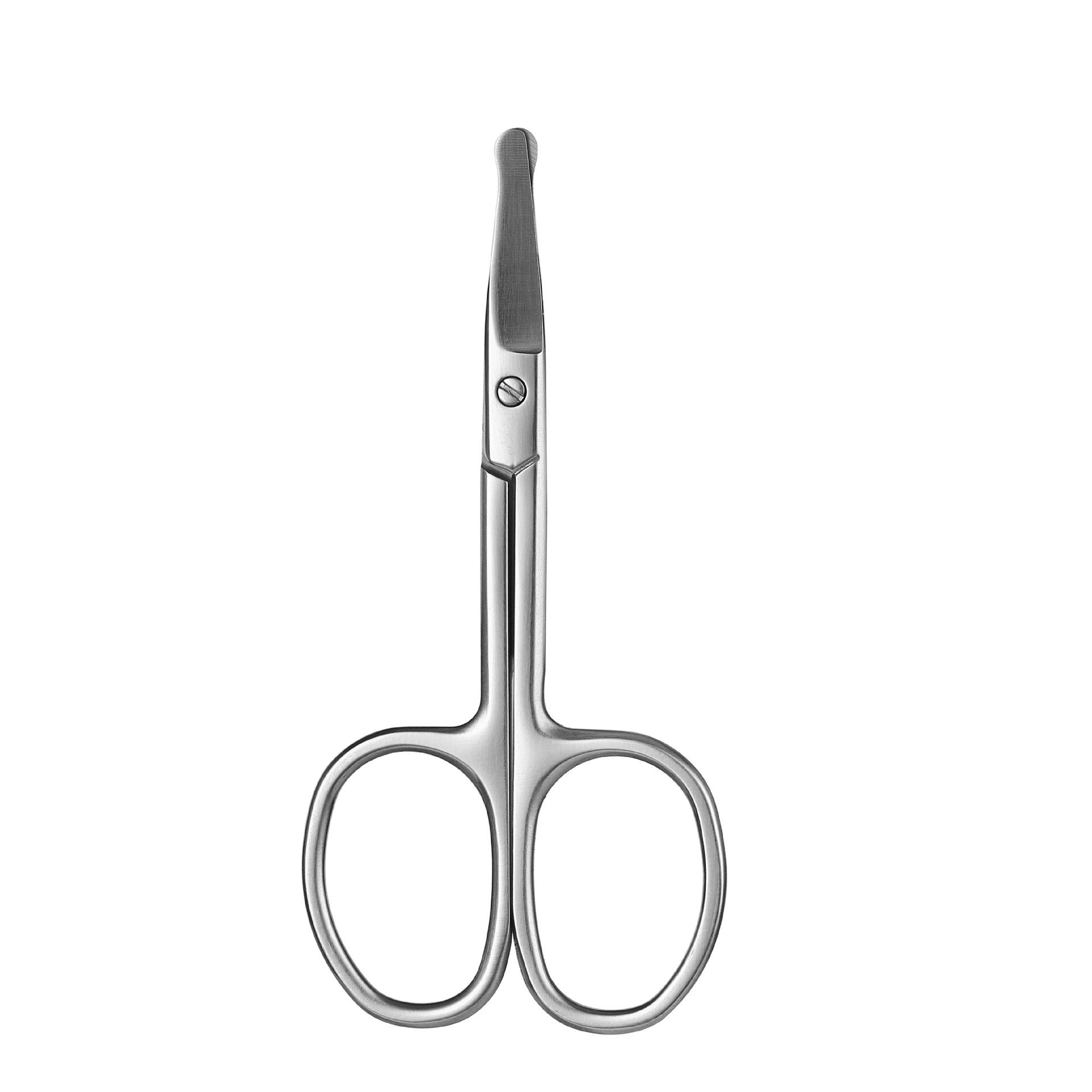 

Мини-ножницы из нержавеющей стали с безопасными закругленными кончиками для стрижки бровей, бороды, макияжа и волос в носу.