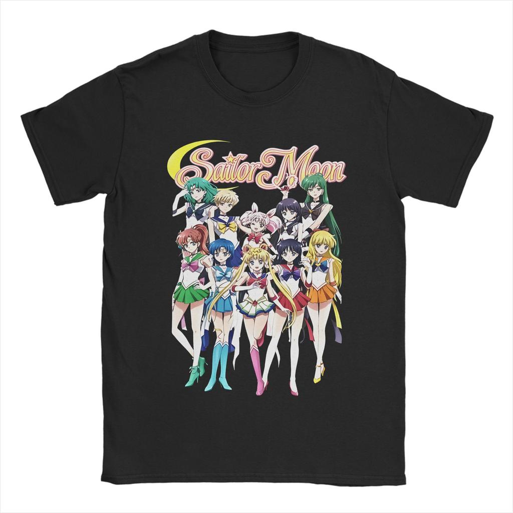 2026 Letní Největší Dobrodružství Sailor Moon Humorné Tričko s Kulatým Výstřihem Krátký Rukáv Bavlněný Top pro Unisex a Ženy Nápad na Dárek