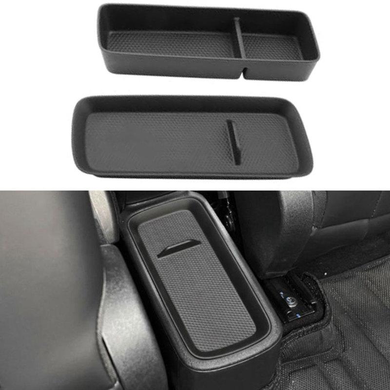 Car Double-Layer Center Armrest Storage Box Interior Central Organizer Tray For BYD For Dolphin For Surf For Seagull