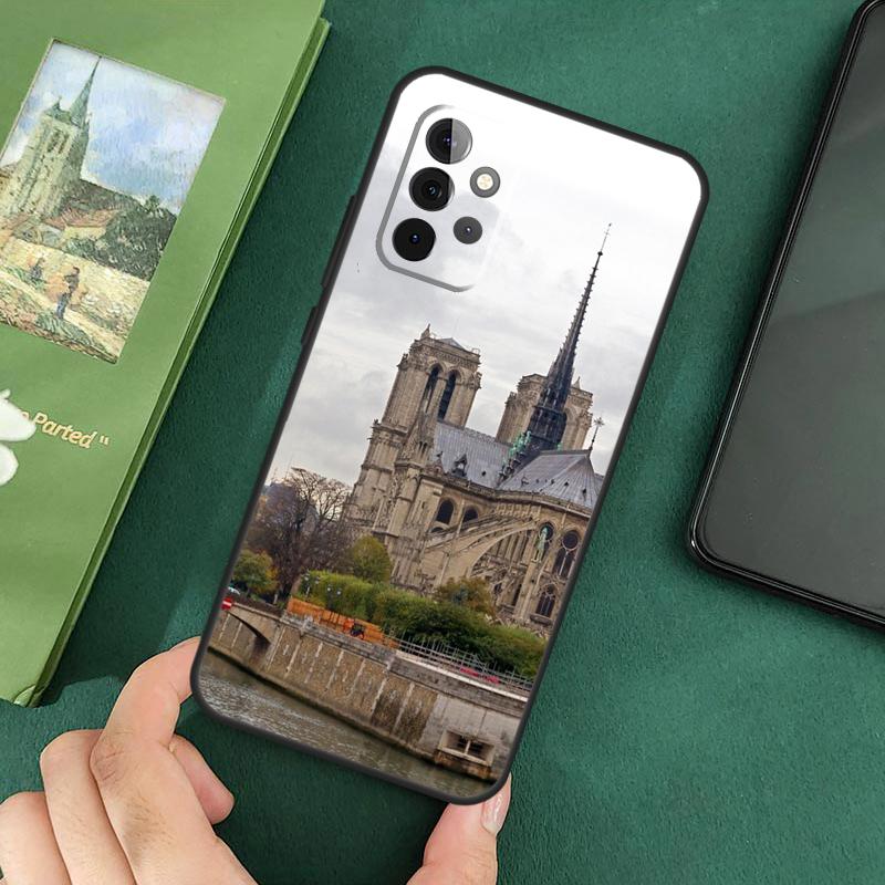Notre Dame De Paris Phone Case For Samsung Galaxy A06 A05 A16 A55 A35 A15 A53 A33 A13 A22 A32 A52 A14 A34 A54