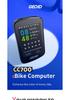 GEOID CC700 Extreme English Smart Touch Fahrrad GPS-Navigator & Kilometerzähler