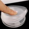 1/20 st sminkpuderpuff silikon non-stick mjuk transparent rund droppformad kosmetisk kraftsvamppuff smidig blandning