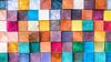 Glasplatte Schneidebrett 52x30 Mosaik