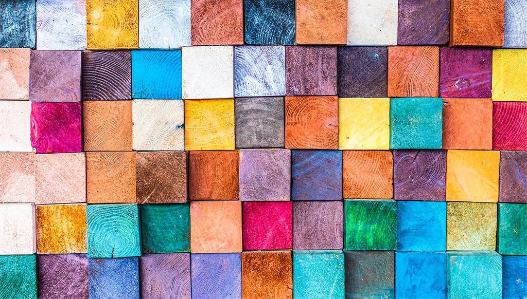 Glasplatte Schneidebrett 52x30 Mosaik