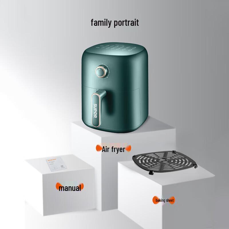 Supor 3.5L Steam & Air Fryer KJ35D701 CN plug (adapter included)