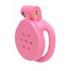 Sissy Flat Chastity Cage 3D Printed Pink Penis CB Lock BDSM Training Escape-Proof Urethral Devices Cock Cage Adult Sex Toys Gay
