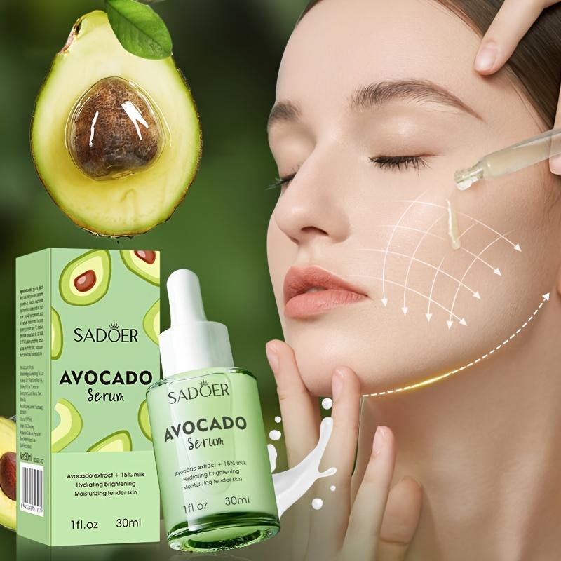 Avocado Fruit Milk Facial Essence, Moisturize, Smooth, and Reduce Wrinkles, Increase Elasticity, Improve Dry and Rough, Brighten,  Smoothes Wrinkles