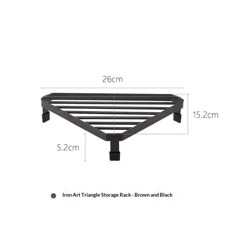 Pot Rack, Desktop Insulation, Anti Scald Storage, Pot Corner Shelf, Household Iron Triangle Bracket