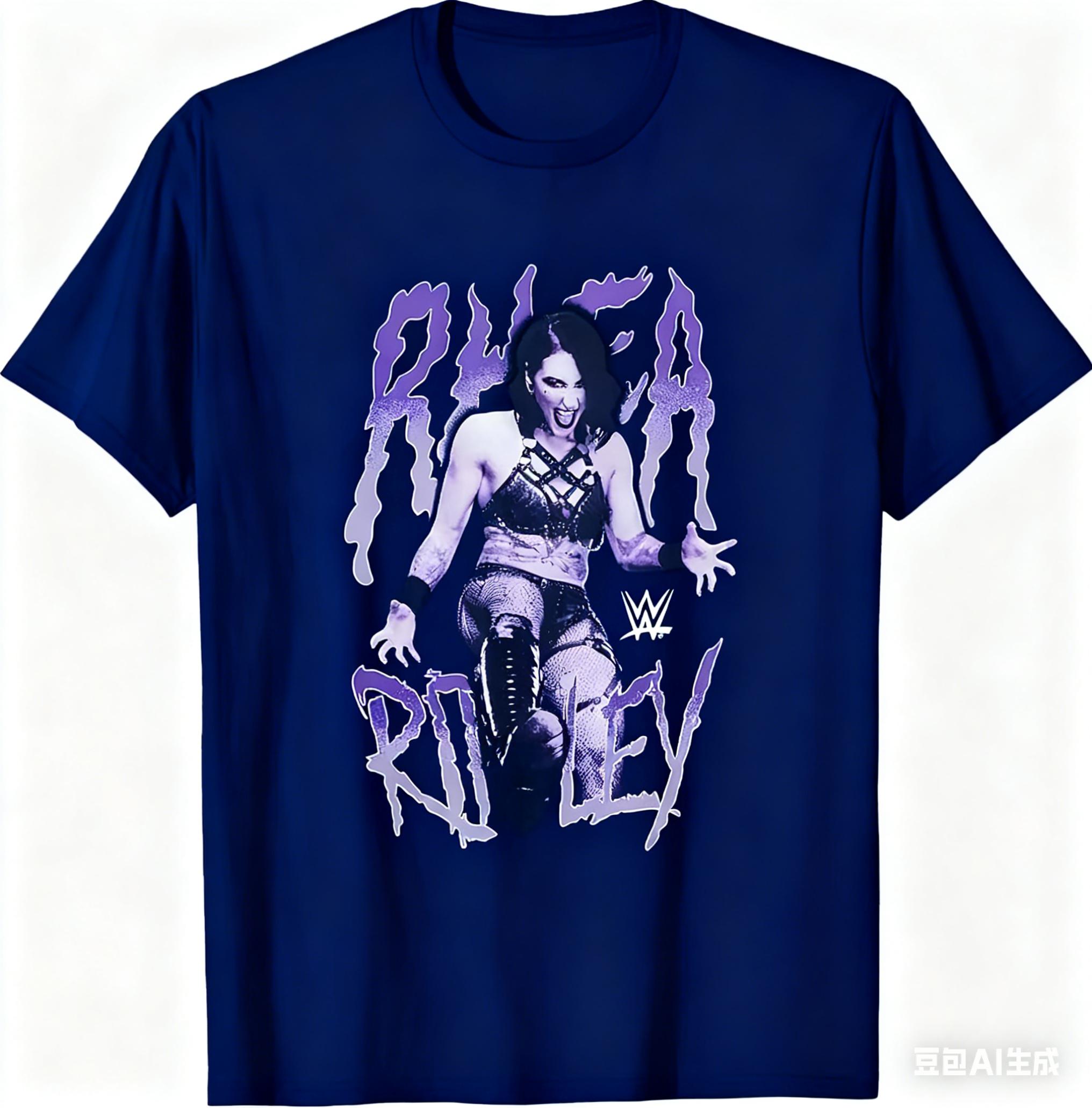 

2026 Rhea Ripley Портрет з ударом Ногами Дівчата Футболка, Чоловіки Жінки Футболка Висококласний Люкс Для Чоловіків та Жінок Топ Y2k XL