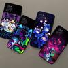 Deltarune Ralsei iPhone 17 16 15 14 13 12 11 Pro Max Plus-hoz Ütésálló Fekete Puha Telefon Tok