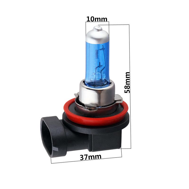 1Pc H3 H4 H11 HB2 9003 55W 5000K Super Bright White Billys Halogenlampe Pære Bil Styling Frontlykt Tåkelys