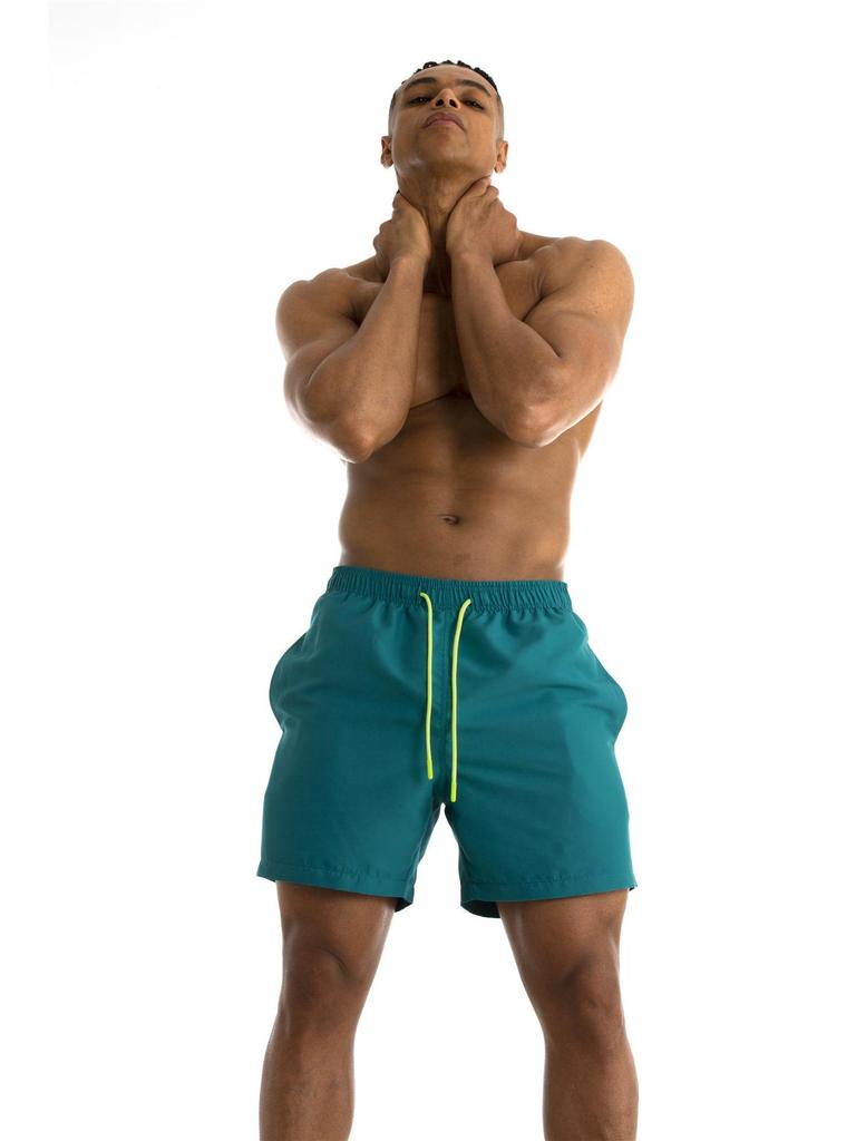 Men's Summer Beach Shorts: Waterproof, Double-Layer, Plus Size, Casual, Quarter-Length Swim Trunks