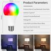 E27 Bluetooth Smart RGB LED-Lampe 9W 220V Tuya/Smart life APP-Steuerung Dimmbare Lampe mit Timer Musiksynchronisation für Heimdekor-Beleuchtung