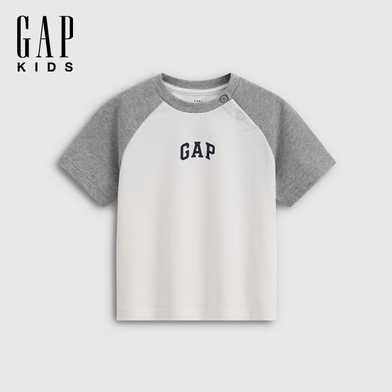 GAP Kids  Logo Cotton Raglan Short Sleeve T-Shirt 110/56