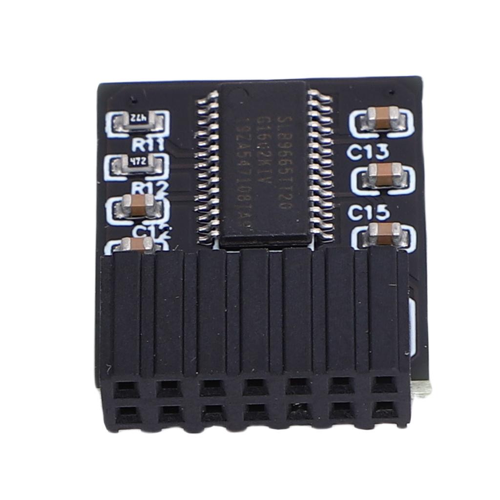 TPM 2.0 Module, Support SPI LPC  , 14Pin SPI Encryption Security Module, Compatible with  590, H570,  70 and More