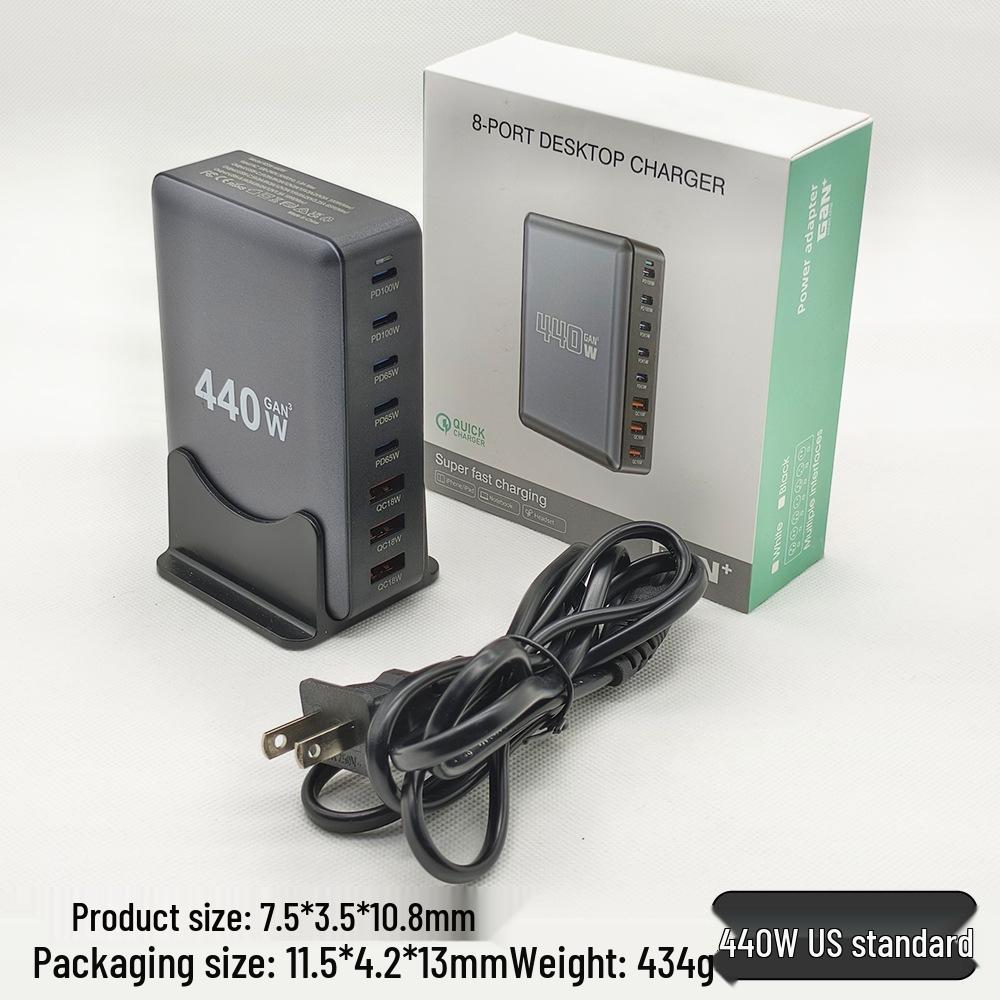 Multi-Watt GaN Charger: 320W, 440W, 500W, 600W Desktop Charging Solutions