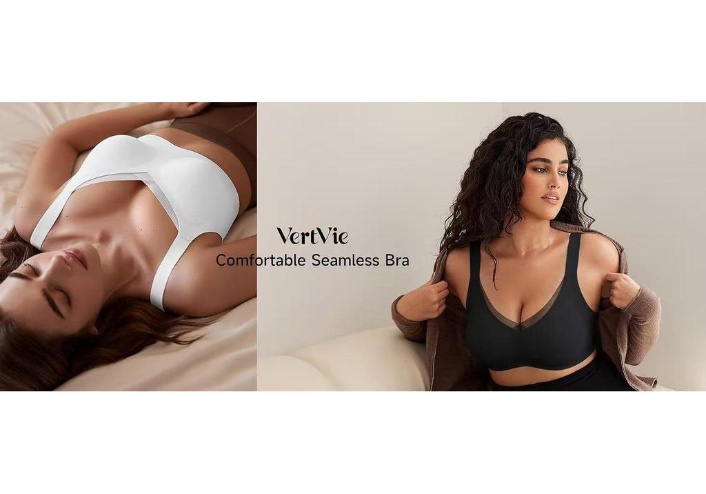 Seamless Wireless Push-up Bra for Plus Size Women - Adjustable and Comfortable Fit