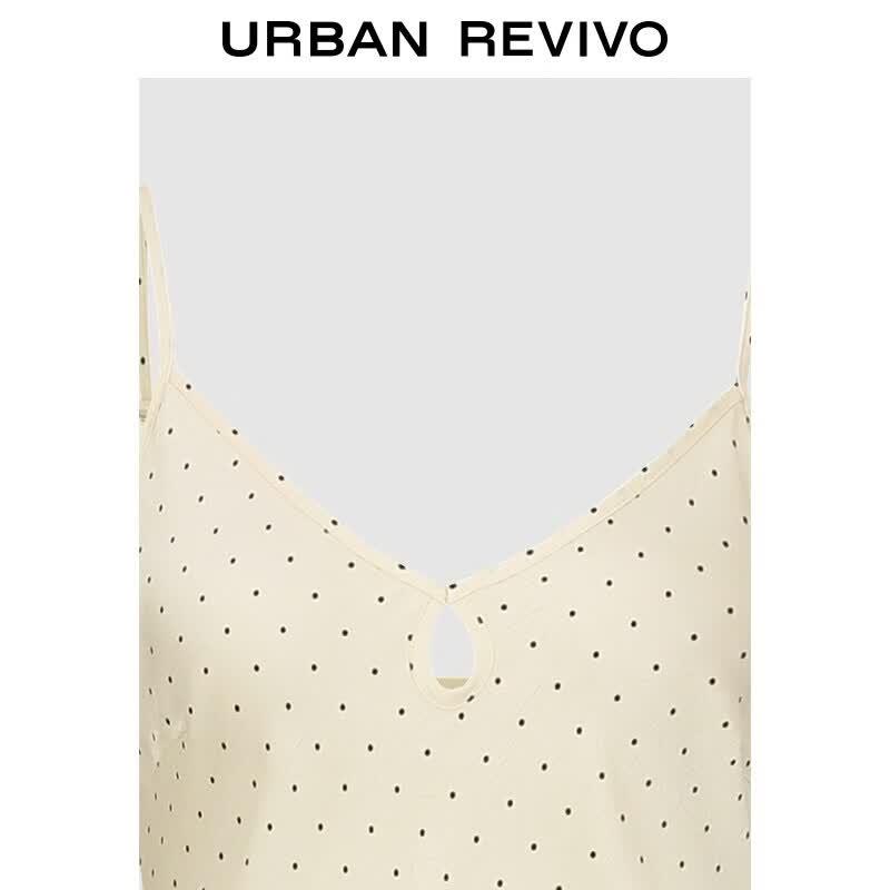 UR Women's Polka Dot Cutout Cami Dress