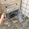 Silingfei Transparent Plastic Bathroom Stool