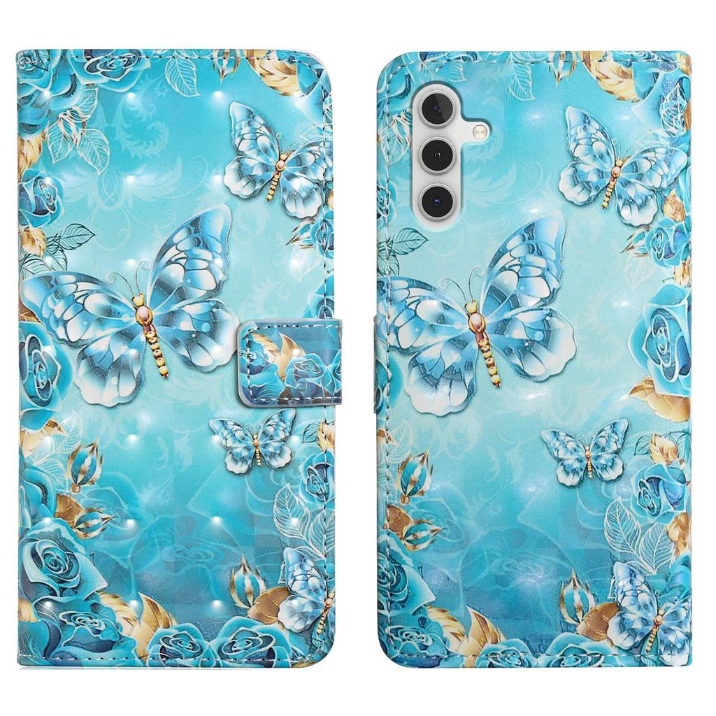 For Samsung Galaxy A16 5G/A16 4G Case 3D Creative Pattern PU Leather Stand Phone Cover