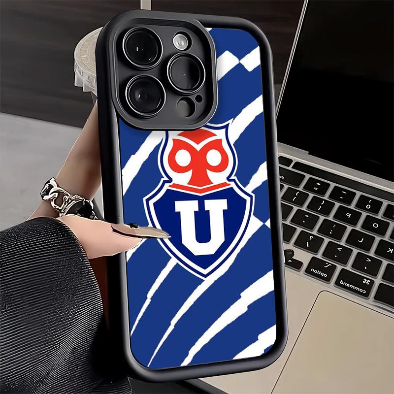 

Phone Case for iPhone 17 Air 16E 15 16 Pro Max Chile U-University Logo Cover 14 Plus 13 12 Mini Soft Shell Silicone Fundas iPhone 12