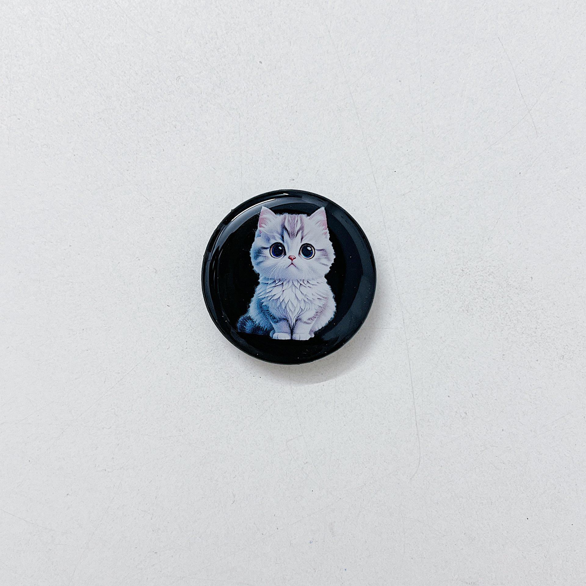 

Премиальная черная 3D-наклейка на спину котенка и выдвижная настольная подставка для телефонов и планшетов model 05 чёрный