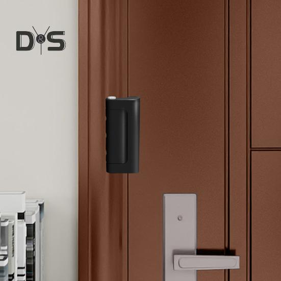 Dörrspänne Hög Hårdhet 800lbs Kraftmotstånd Tjock Aluminiumlegering Stöldskydd Lätt att Installera Spänne Säkerhetsdörrlås