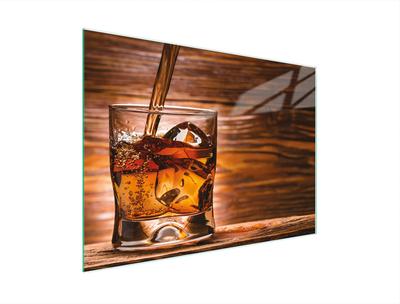 SZKLANA DESKA DO KROEJNIA 30x22 WHISKY
